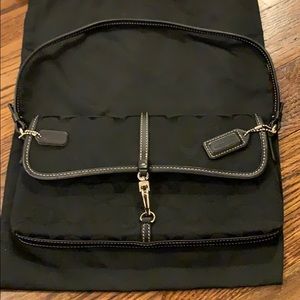 COACH baguette shoulder canvas bag